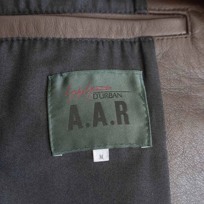 Yohji Yamamoto Leather Zip Coat