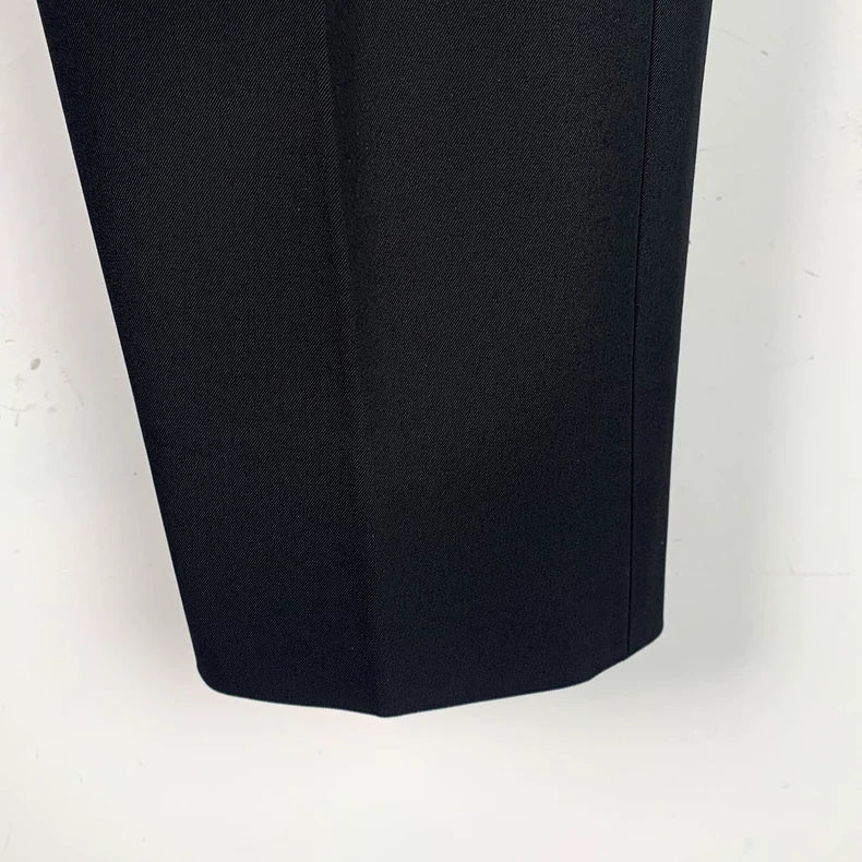 Prada Black Casual Zip Pants Size 46