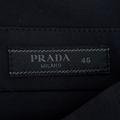 Prada Black Casual Zip Pants Size 46