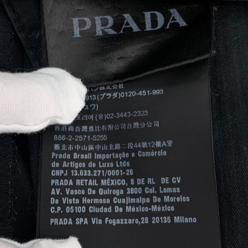 Prada Black Casual Zip Pants Size 46