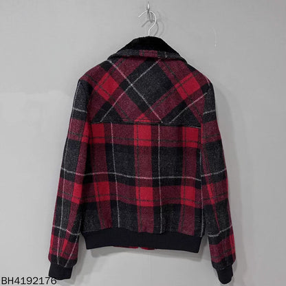 Saint Laurent Paris Check Zip Jacket
