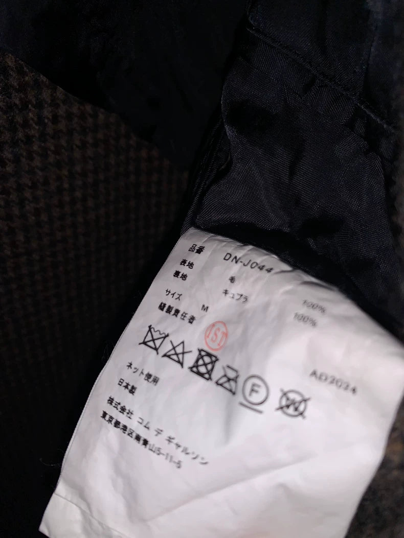 CDG Homme Deux Houndstooth Blazer