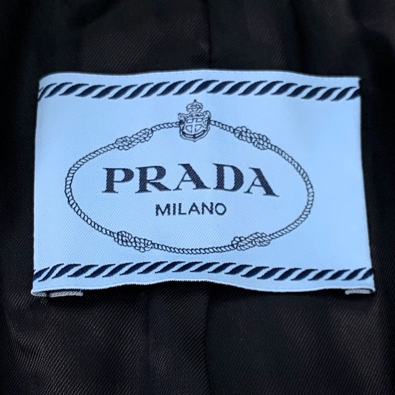 Prada Black Wool Suit Jacket M Size