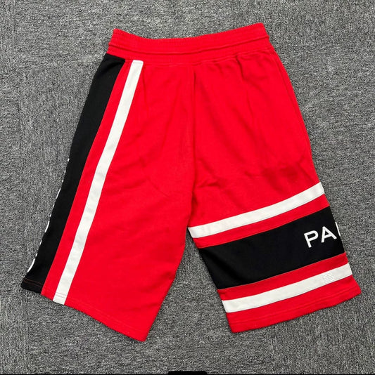 Givenchy Logo Embroidered Red Shorts