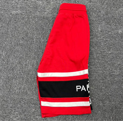 Givenchy Logo Embroidered Red Shorts