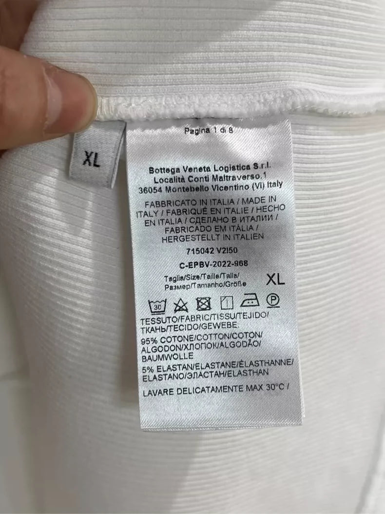 Bottega Veneta Ribbed Tank Top Size XL