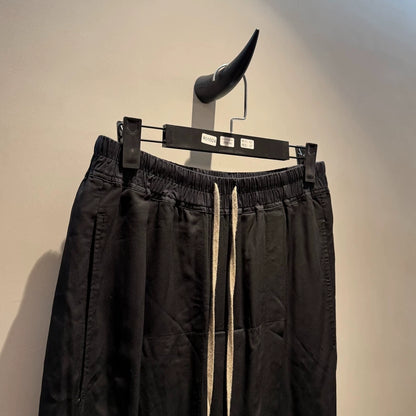 Rick Owens Silk Drawstring Shorts