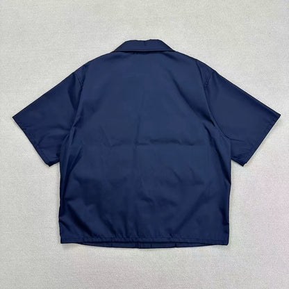 Prada Short Sleeve Nylon Shirt Size L