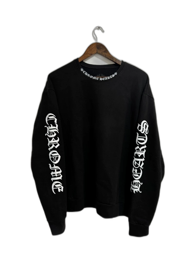 Chrome Hearts Black Sweatshirt with Graphic Design