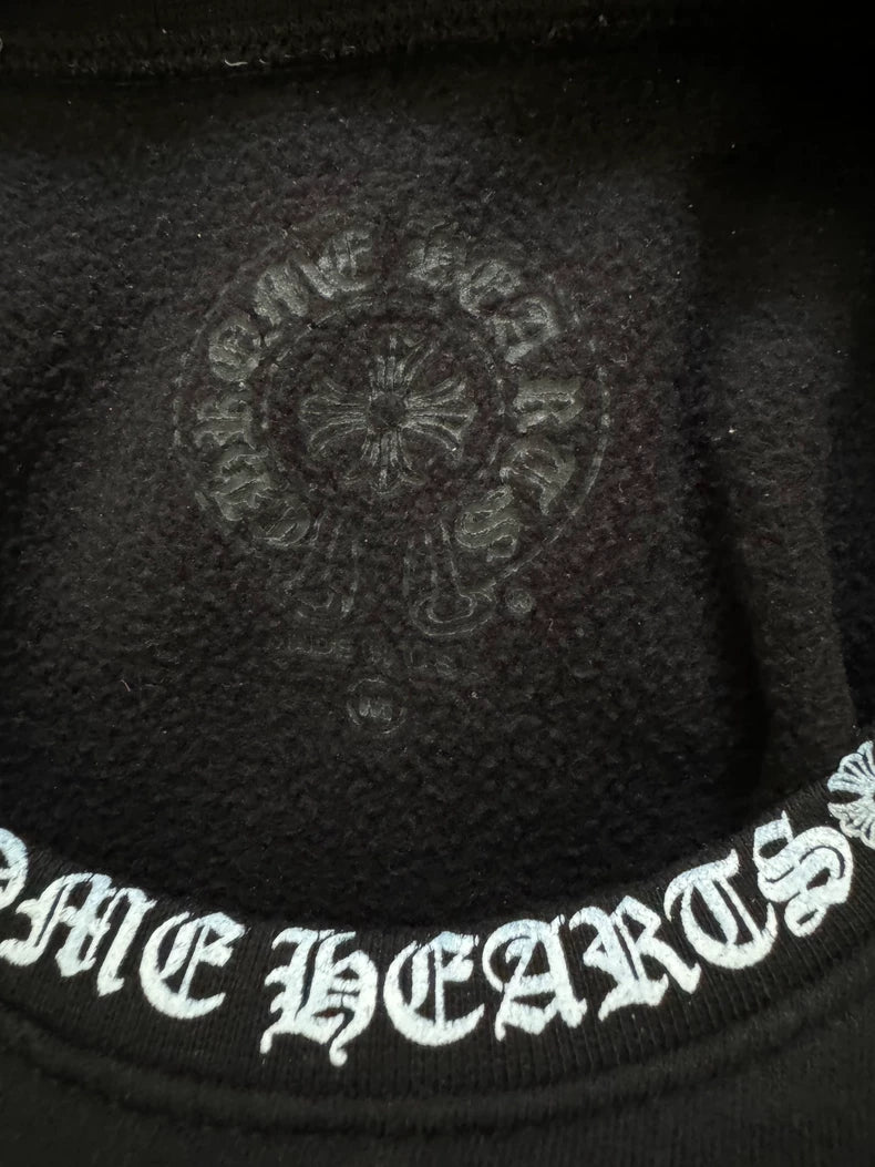 Chrome Hearts Black Sweatshirt with Graphic Design