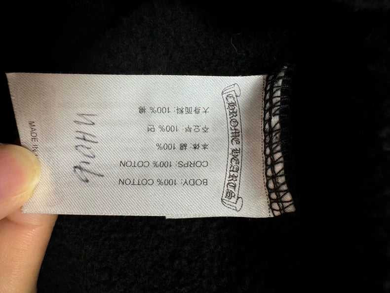 Chrome Hearts Black Sweatshirt with Graphic Design