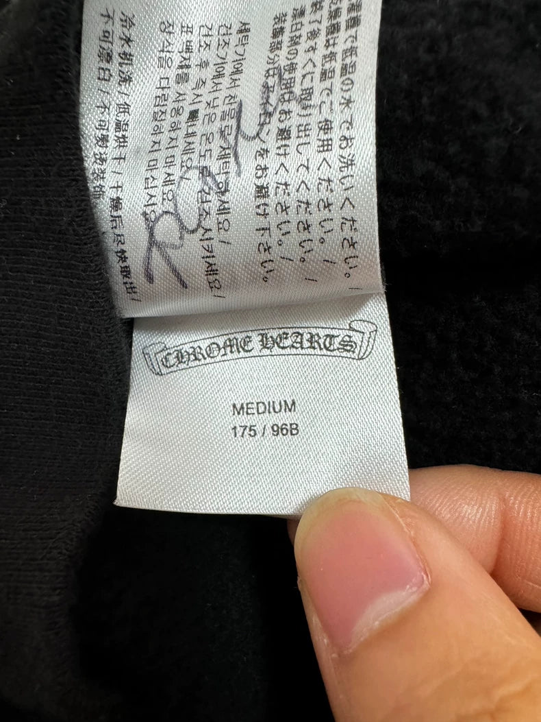 Chrome Hearts Black Sweatshirt with Graphic Design