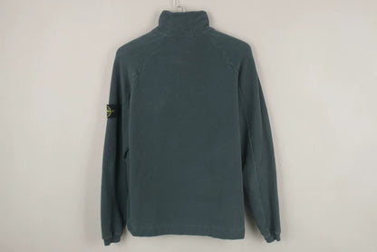 Stone Island Green Logo Zip Jacket
