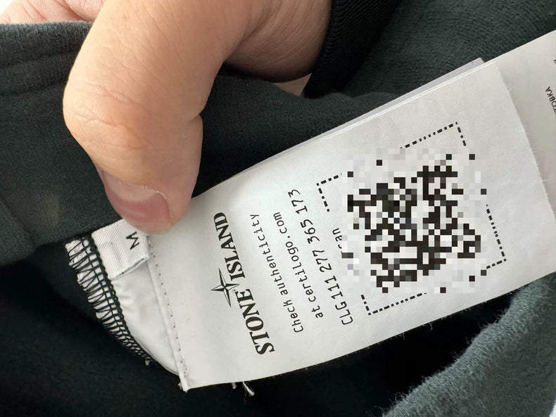 Stone Island Green Logo Zip Jacket