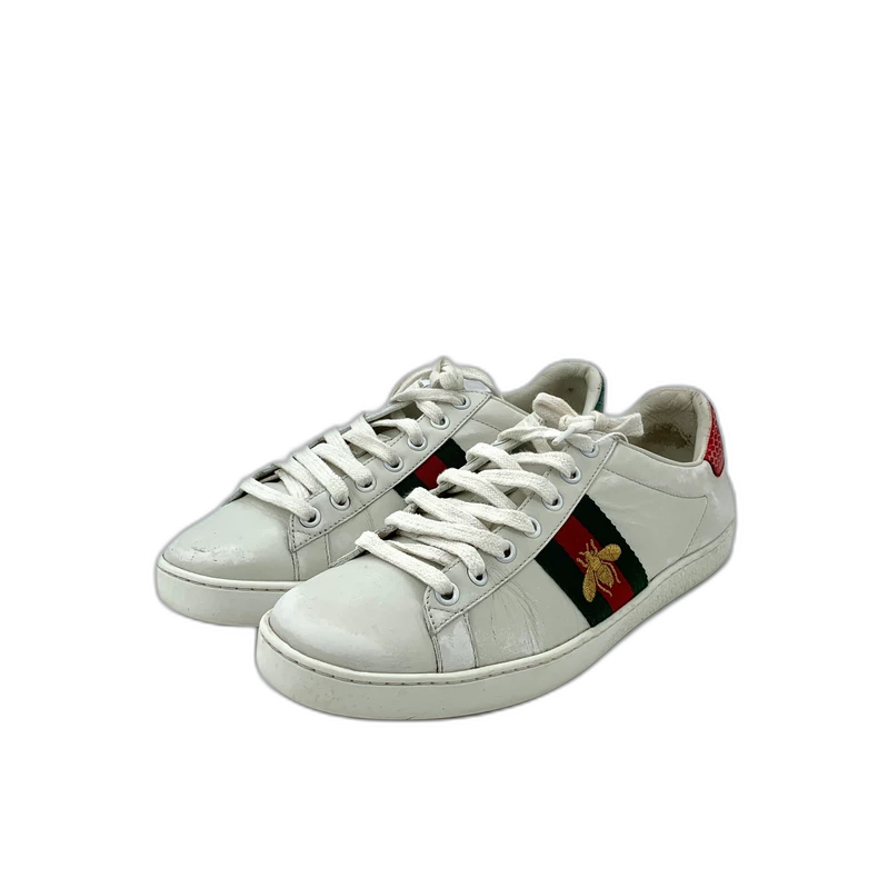 Gucci Ace Lowtop Sneakers in White