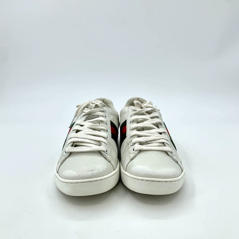 Gucci Ace Lowtop Sneakers in White