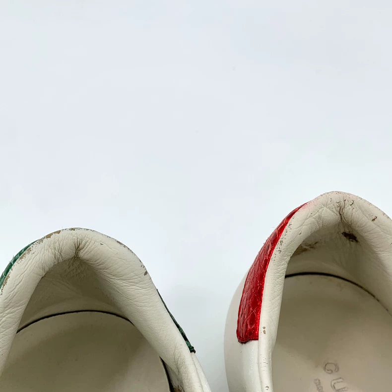 Gucci Ace Lowtop Sneakers in White