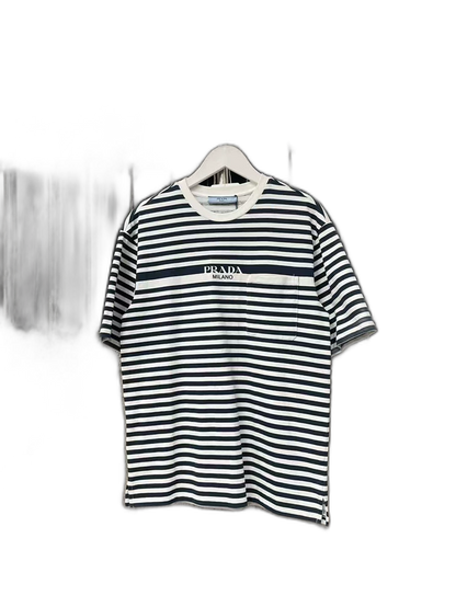 Prada Striped Short Sleeve T-Shirt