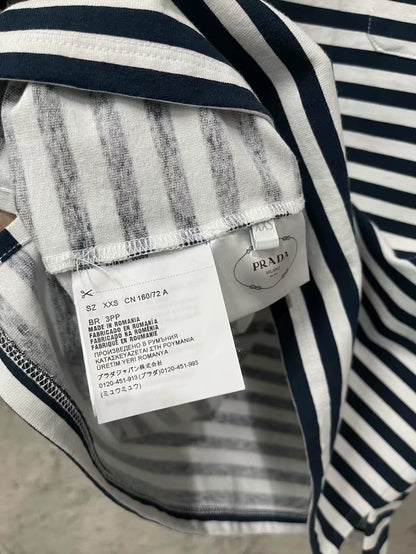Prada Striped Short Sleeve T-Shirt