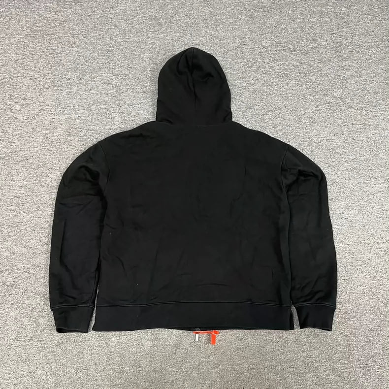 Dior Black Hooded Zip-Up Sweatshirt