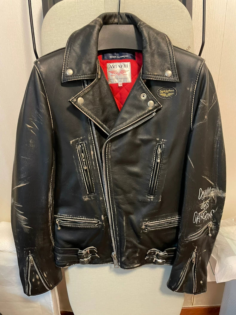 CDG x Lewis Leather Jacket