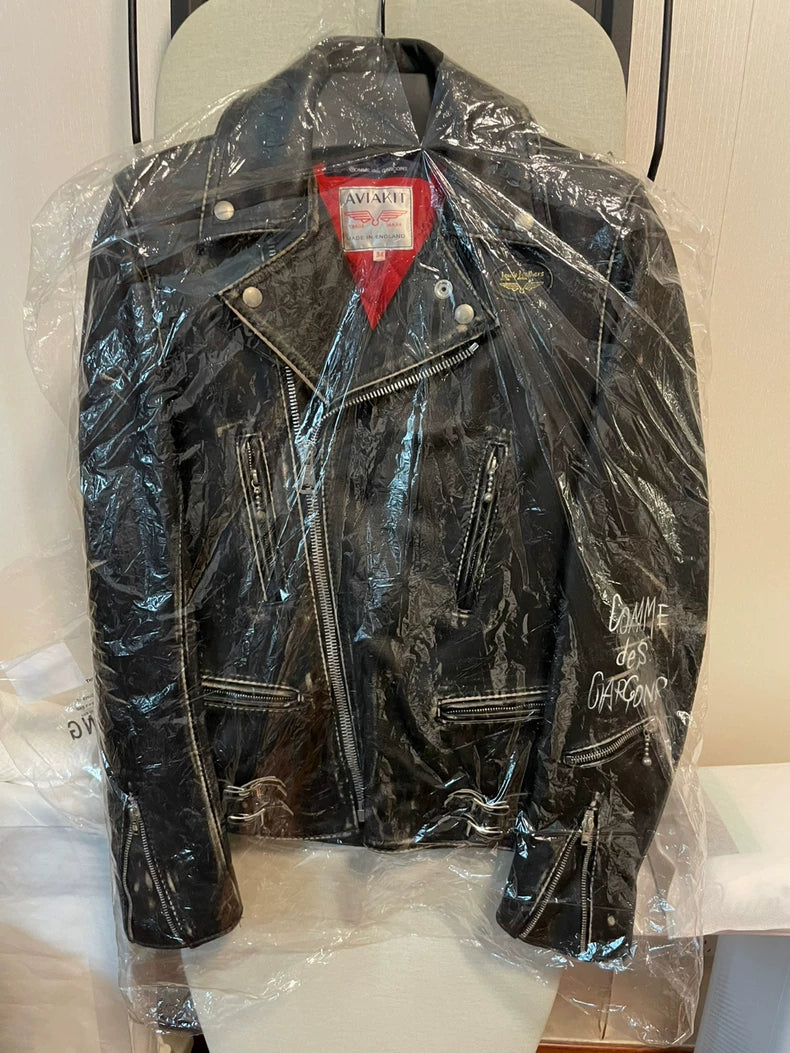 CDG x Lewis Leather Jacket