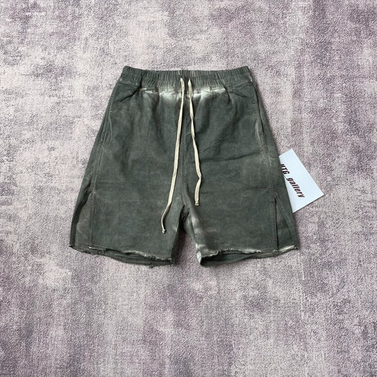 Rick Owens Distressed Wash Boxing Shorts