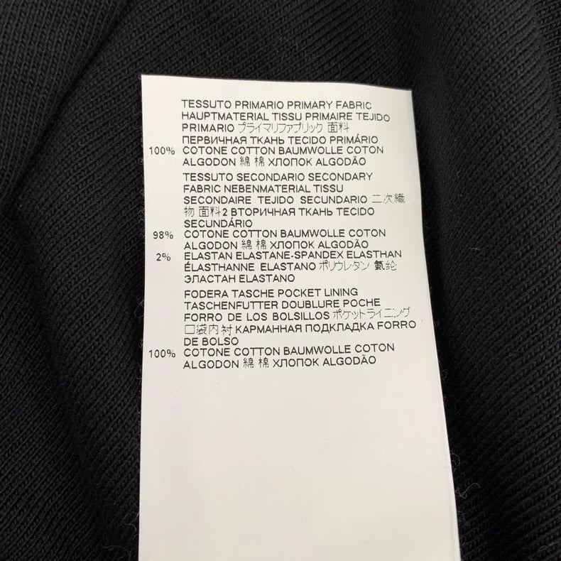 Maison Margiela Black Cotton Casual Pants