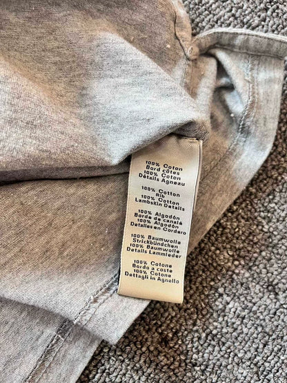 Hermes SS23 Logo Grey Short Sleeve T-Shirt