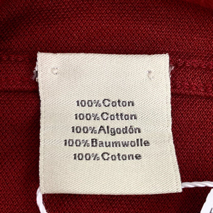 Hermes Red Pocket Cotton T-Shirt M Size