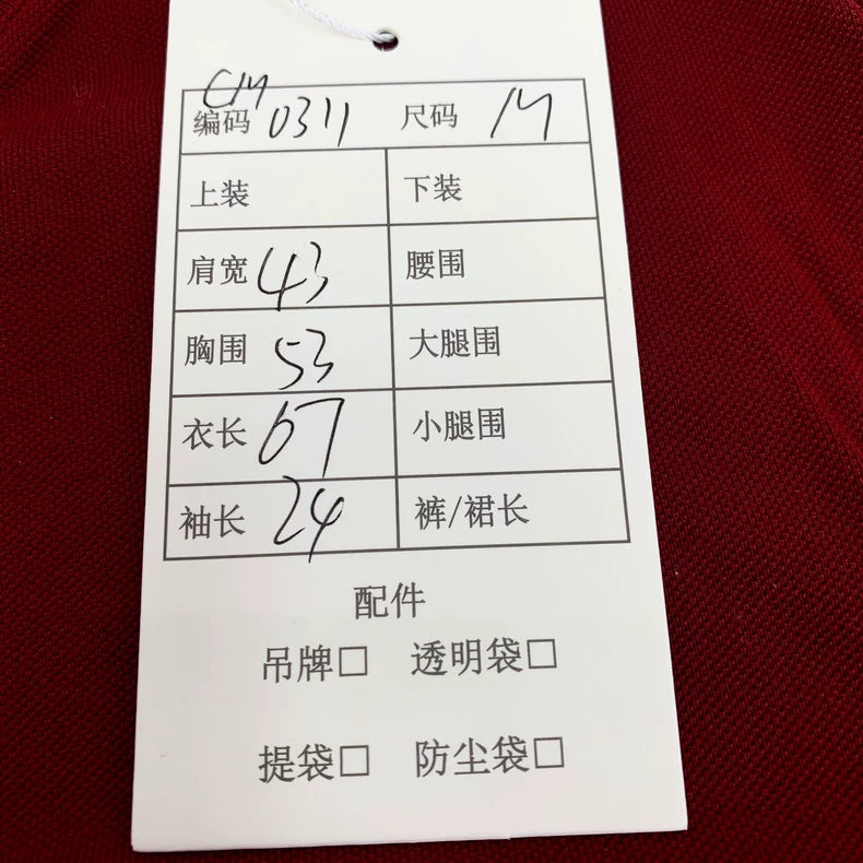 Hermes Red Pocket Cotton T-Shirt M Size