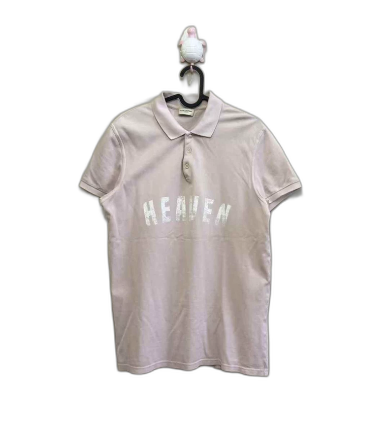 Saint Laurent Pink Short Sleeve Polo
