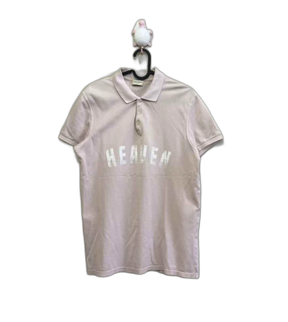 Saint Laurent Pink Short Sleeve Polo