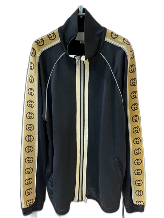 Gucci Black Zip Jacket Size Medium