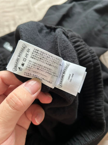 Chrome Hearts Black Letter Print Sweatpants