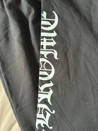 Chrome Hearts Black Letter Print Sweatpants