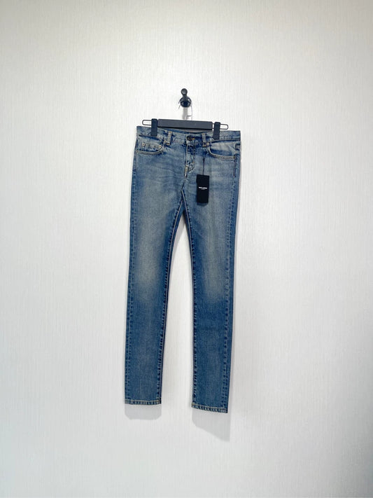 Saint Laurent Paris Blue Denim Pants
