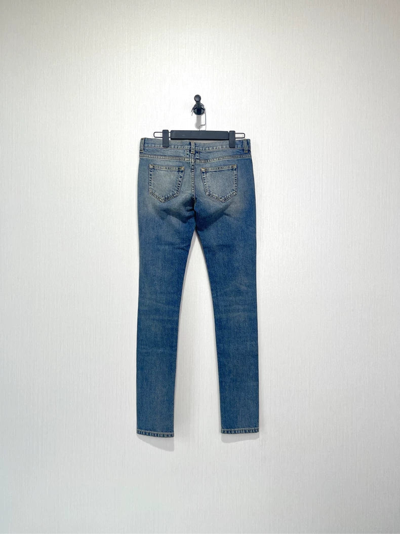 Saint Laurent Paris Blue Denim Pants