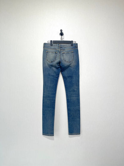 Saint Laurent Paris Blue Denim Pants