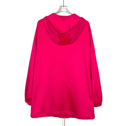 Pink Logo Hoodie with Drawstring