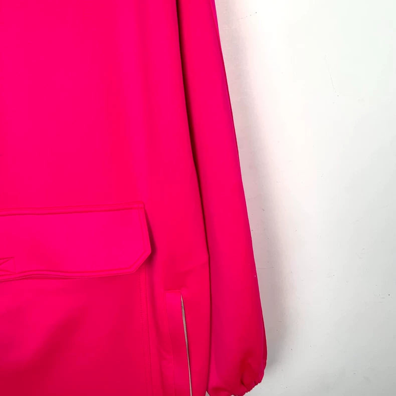 Pink Logo Hoodie with Drawstring