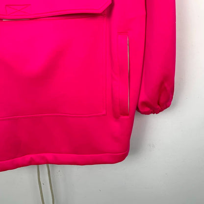 Pink Logo Hoodie with Drawstring