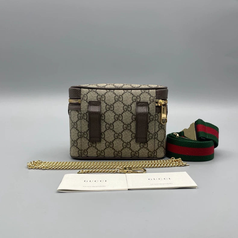 Gucci Ophidia Cosmetic Case Crossbody Bag