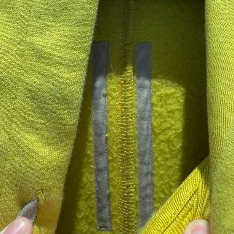 Rick Owens Lemon Yellow Embroidered Sweatshirt