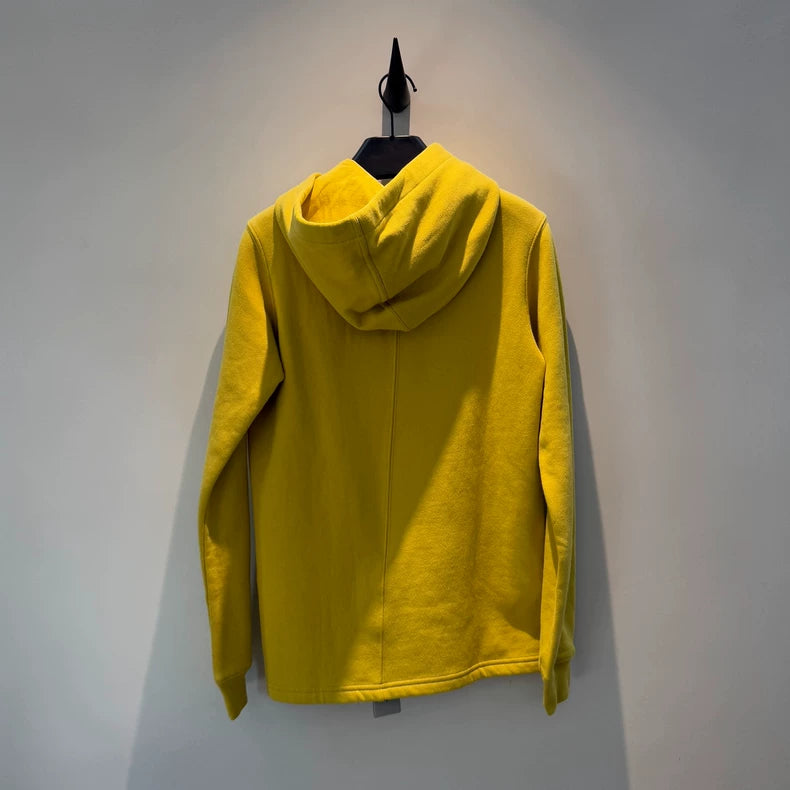 Rick Owens Lemon Yellow Embroidered Sweatshirt