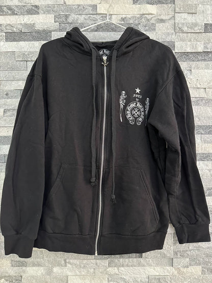 Chrome Hearts Skull Zip Hoodie Limited Edition