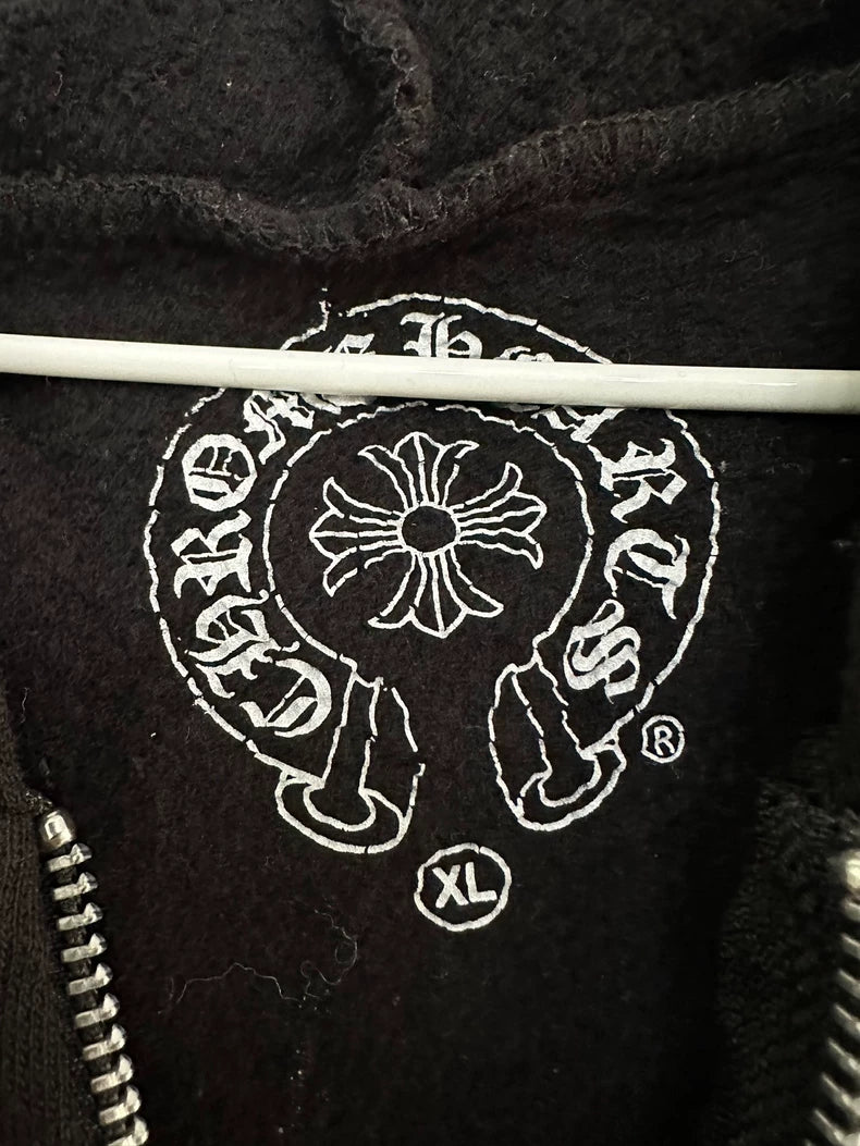 Chrome Hearts Skull Zip Hoodie Limited Edition