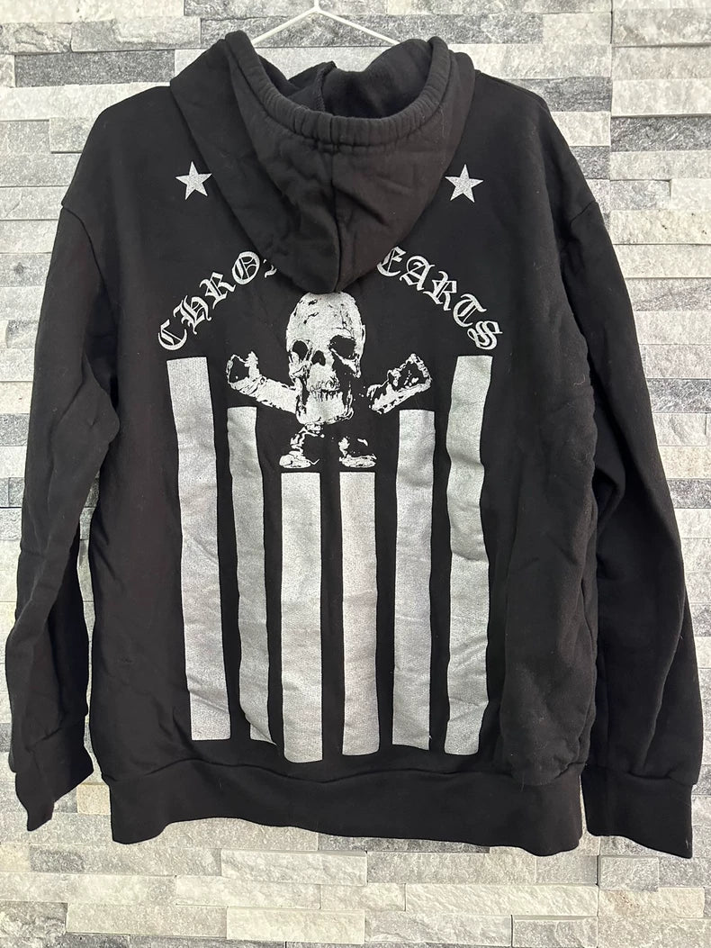 Chrome Hearts Skull Zip Hoodie Limited Edition