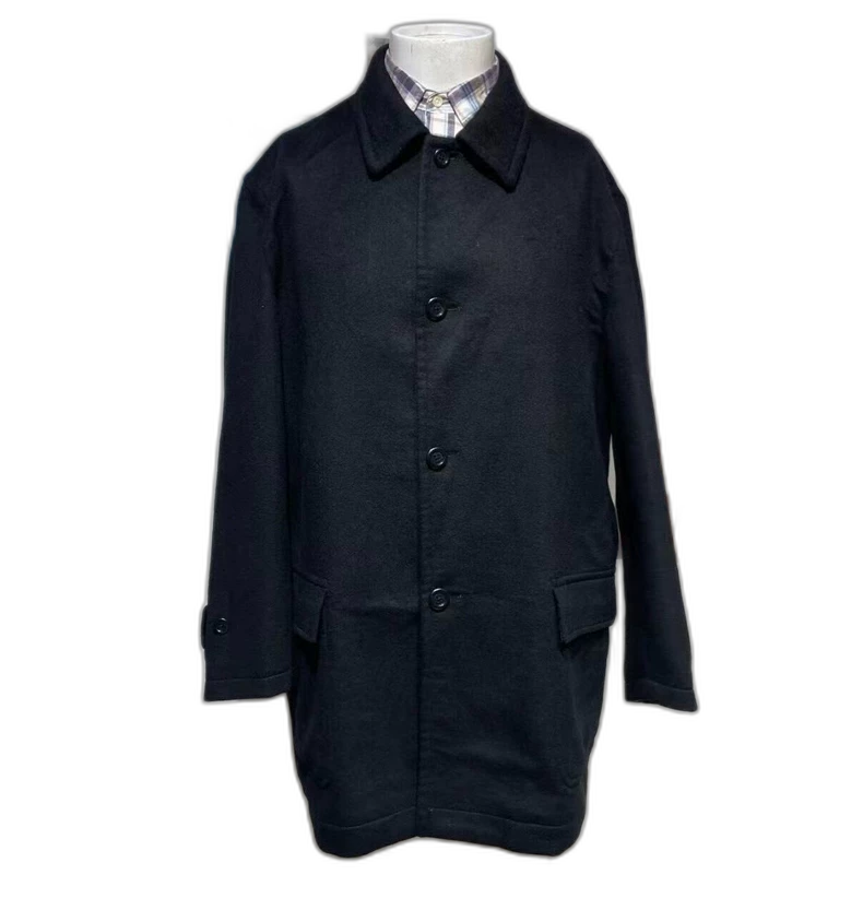 Givenchy Black Wool Coat for Men