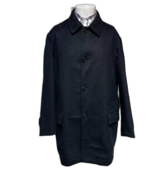 Givenchy Black Wool Coat for Men
